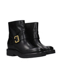 Damskie skórzane buty Chloé w kolorze czarnym