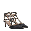 Valentino Garavani Femmes Sandales Cuir Noir