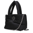 Tory Burch Britten Damens Stoffhandtaschen Schwarz