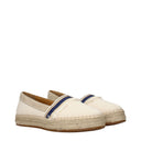 Eleventy Espadrillas Women's Fabric Beige/Ivory
