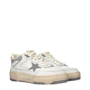 Golden Goose Sneakers Forty Women's Leather White/Dirty White