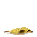 Eleven Ciabatta And Clogs Women's Leather Yellow