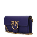 Pinko Women's Purple Leather Clutch