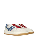 Hogan Sneakers H630 Memory Foam Women's Leather Beige/Aviation Blue