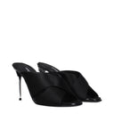Dolce&Gabbana Keira Women's Sandals Black Satin