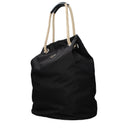 Prada Women's Shoulder Bags Black Fabric