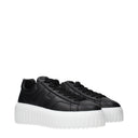 Hogan Sneakers H Stripes Women Leather Black