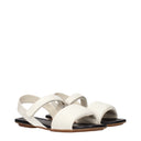 Hogan Damens Sandalen Beige/Joghurtleder