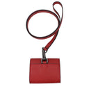 Pineider Gift Idea Airpods Holder Men Leather Red