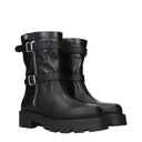 Christian Dior Women's Ankle Boots Leather Black