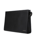 Gucci Pochette Hombres Cuero Negro