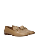 Salvatore Ferragamo Louis Women's Moccasins Beige/Camel Leather