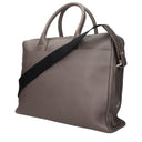 Pineider Men's Work Bags Gray/Mauve Leather