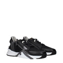 Fendi Sneakers Flow Men's Fabric Black