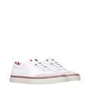Thom Browne Men's Sneakers White/Light Gray Leather