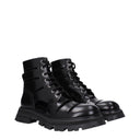 Alexander Mc Queen Women's Boots Black Leather