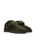 Burberry Herrens Slides und Clogs Wildleder Grün/Lake