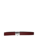 Salvatore Ferragamo Men's Belt Leather Black/Red