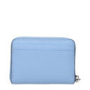 Michael Kors Jet Set Travel Women's Document Holder Blue Leather/Soft Sky