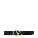 Valentino Garavani Men's Belt Brown/Black Leather