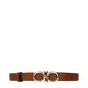 Salvatore Ferragamo Women's Belt Black/Natural Leather