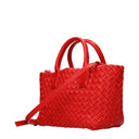Bottega Veneta Women's Mini Cabat Handbags Red Leather/Red Stone