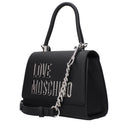 Love Moschino Women's Handbags Polyurethane Black/Silver