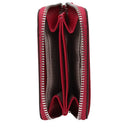 Michael Kors Jet Set Travel Women's Wallet Leather Red/Dark Raspberry