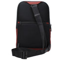Piquadro Men's Crossbody Bags Fabric Red/Brick Red