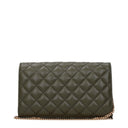 Versace Women's Leather Green/Olive Clutch