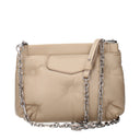 Maison Margiela Women's Beige Leather Crossbody Bags