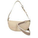 Salvatore Ferragamo Women's Hobo Smile Shoulder Bag Grey/Stone Leather