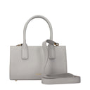 Versace Women's Handbags Leather Gray/Pearl Gray