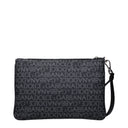 Dolce&Gabbana Men's Pouch Fabric Black/Light Gray