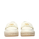 Valentino Garavani Women's Espadrillas Beige/Ivory Leather