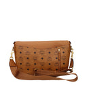 Mcm Women's Crossbody Bags Fabric Brown/Cognac