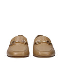 Salvatore Ferragamo Louis Women's Moccasins Beige/Camel Leather