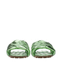 Bottega Veneta Women's Slippers And Clogs Green/Pistachio Leather