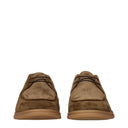 Eleventy Derby Men's Brown Suede
