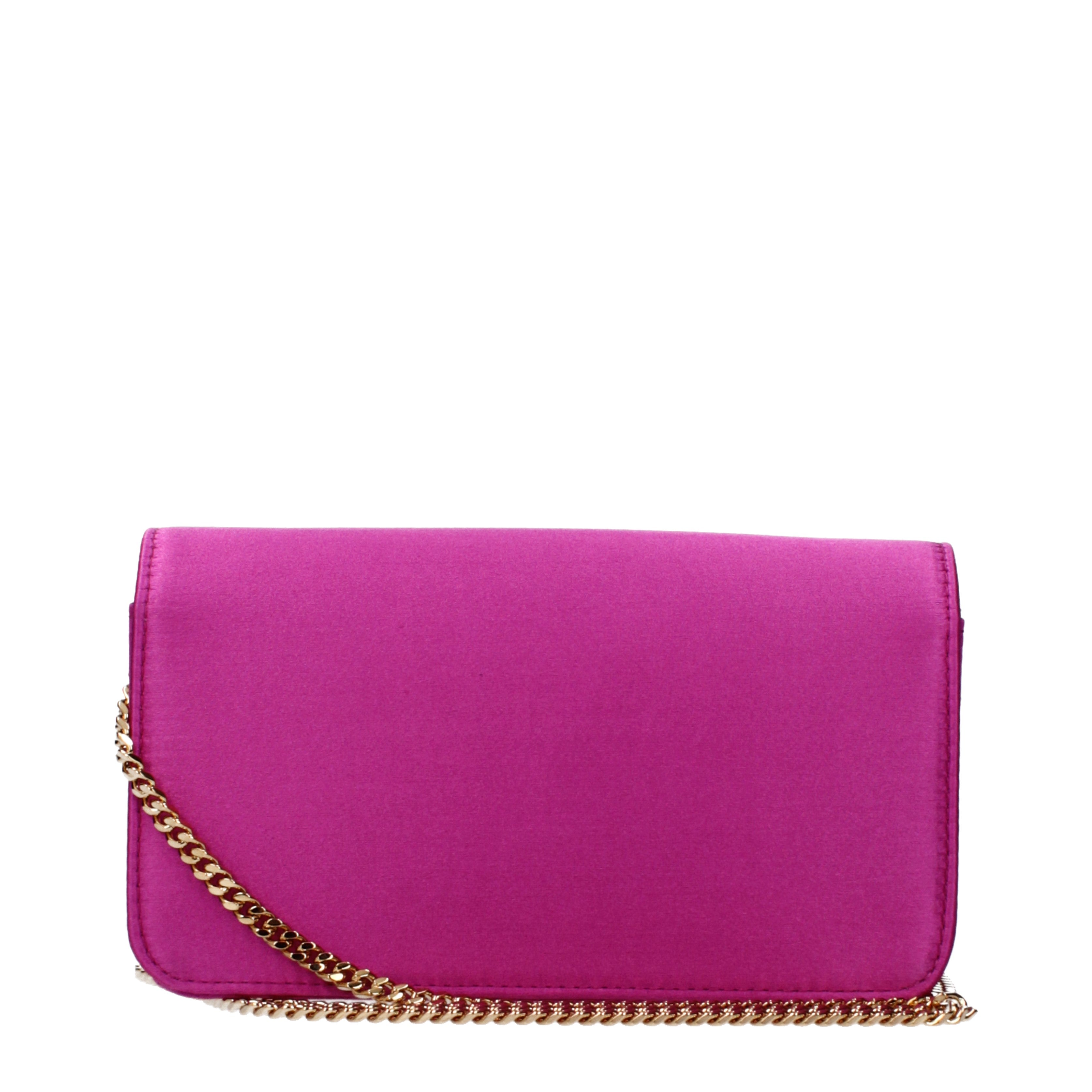 Versace Femme's Pochette Fuchsia Satinée