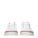 Thom Browne Men's Sneakers White/Light Gray Leather