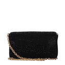 Versace Damens Satin-Clutch Schwarz