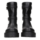 Christian Dior Women's Ankle Boots Leather Black