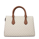 Michael Kors Sheila Women's Handbag Fabric Beige/Acorn