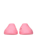 Prada Mellow Donna's Zoccoli E Sabot In Gomma Rosa/Begonia