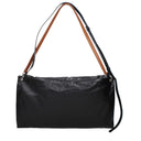 Jil Sander V Sport Crossbody Bag Women Leather Black/Brown