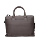 Pineider Men's Work Bags Gray/Mauve Leather