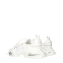 Dolce&Gabbana Men's White Fabric Sneakers