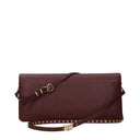 Pinko Pochette Click Women Leather Red/Burgundy