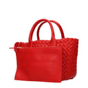 Bottega Veneta Women's Mini Cabat Handbags Red Leather/Red Stone